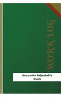 Accounts Adjustable Clerk Work Log: Work Journal, Work Diary, Log - 120 pages, 6 x 9 inches(Orange Logs/Work Log)