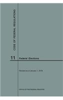 Code of Federal Regulations Title 11, Federal Elections, 2018