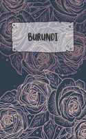 Burundi: Ruled Travel Diary Notebook or Journey Journal - Lined Trip Pocketbook for Men and Women with Lines