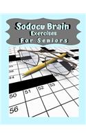 Sodocu Brain Exercises For Seniors: Challenge Soduko, Small Soduku Book, 399 ways to keep your brain young, Brain games lower your brain age word search.