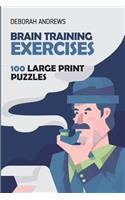 Brain Training Exercises: Satogaeri Puzzles - 100 Large Print Puzzles