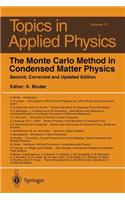 Monte Carlo Method in Condensed Matter Physics