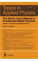 Monte Carlo Method in Condensed Matter Physics