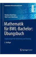 Mathematik Für Bwl-Bachelor: Übungsbuch