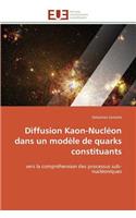 Diffusion kaon-nucléon dans un modèle de quarks constituants