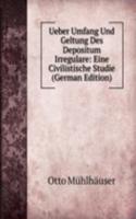 Ueber Umfang Und Geltung Des Depositum Irregulare: Eine Civilistische Studie (German Edition)