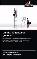 Disuguaglianza di genere