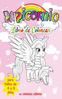 Libro Para Colorear De Unicornios Para Niños De 4 A 8 Años