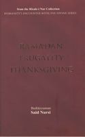 Ramadam, Frugality, Thanksgiving