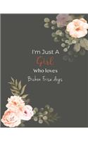 I'm Just A Girl Who Loves Bichon Frise dogs SketchBook