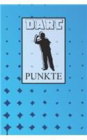 Dart Punkte: Spielblock um deine Punkte zu notieren - mit Dart Outs - Training oder Turnier - Crickets - 301, 501, 701 - Scorer Book