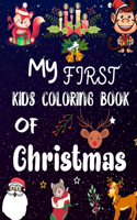 My First Kids Coloring Book Of Christmas