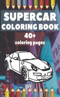 Supercar Coloring Book