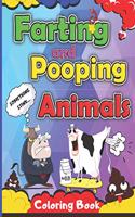 Farting and Pooping Animals Coloring Book
