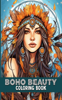 Boho Beauty Coloring Book