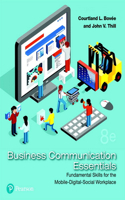 2019 Mylab Business Communication with Pearson Etext -- Access Card -- For Business Communication Essentials: Fundamental Skills for the Mobile-Digital-Social Workplace