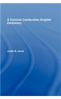 A Concise Cambodian-English Dictionary