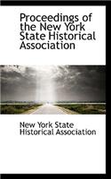Proceedings of the New York State Historical Association: (English)
