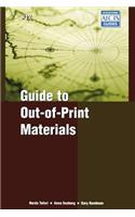 Guide to Out-of-Print Materials