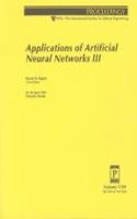 Applications of Artificial Neural Networks Iii