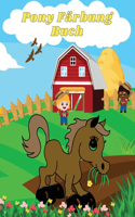 Pony Färbung Buch
