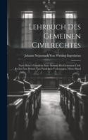 Lehrbuch Des Gemeinen Civilrechtes