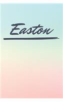 Easton: Personalized Easton Journal / Birthday Gift / Greeting Card / Diary Name Gift Alternative