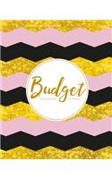 Budget Planner Organizer: 12 Month Weekly Expense Tracker Bill Organizer Business Money, Personal Finance Planner, Planning Workbook (Rose Gold Design)