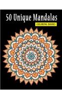 50 Unique Mandalas Coloring Books