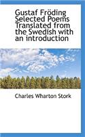 Gustaf Froding Selected Poems Translated from the Swedish with an Introduction