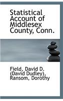 Statistical Account of Middlesex County, Conn.