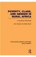 Poverty, Class and Gender in Rural Africa: A Tanzanian Case Study(Routledge Library Editions: Development)