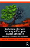 Embedding Service Learning in European Higher Education