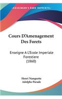 Cours D'Amenagement Des Forets
