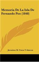 Memoria de La Isla de Fernando Poo (1848)