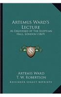 Artemus Ward's Lecture