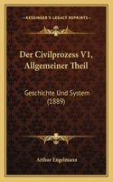 Der Civilprozess V1, Allgemeiner Theil