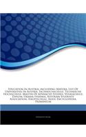 Articles on Education in Austria, Including: Matura, List of Universities in Austria, Fachhochschule, Technische Hochschule, Master of Advanced Studies, Volksschule, Diplom, Urania (Vienna), Au