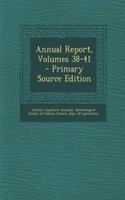 Annual Report, Volumes 38-41