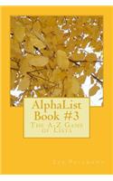 AlphaList Book #3: The A-Z Game of Lists(Alphalist Puzzle Books)