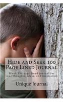 Hide and Seek 100 Page Lined Journal