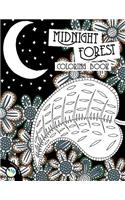 Midnight Forest Coloring Book