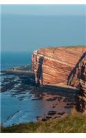 View of the Cliffs by the Sea Helgoland Archipelago Germany Journal: 150 Page Lined Notebook/Diary