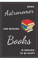 Astronomer & Reading Books Notebook