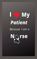 I Love My Patient Because I am a Nurse
