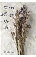 Start Where You Are