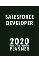 Salesforce Developer 2020 Weekly and Monthly Planner