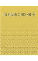 Gin Rummy Score Sheets: A pad of scoresheets: Perfect for scorekeeping: Vol. 13