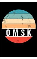 Omsk: 100 Pages 6 'x 9' - Dot Grid Paper Journal Manuscript - Planner - Scratchbook - Diary