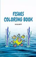 Fishes Coloring Book